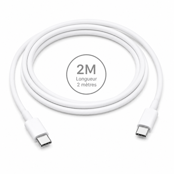 Câble USB-C vers USB-C 2 m