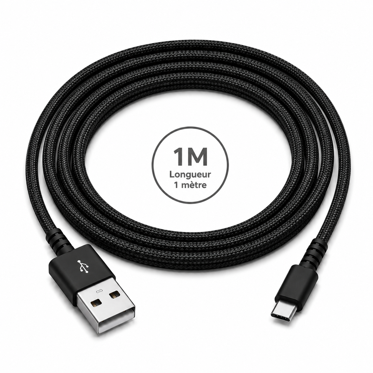 Câble USB-A vers USB-C 1 m renforcé