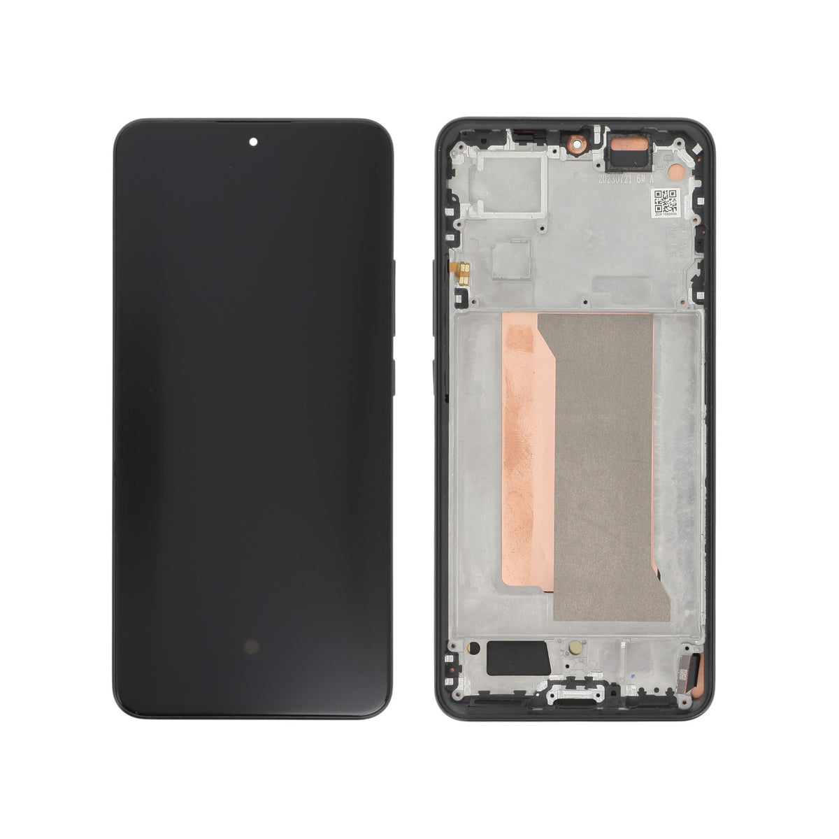 Écran complet Xiaomi 13T – Noir – Qualité d'origine – avec châssis
