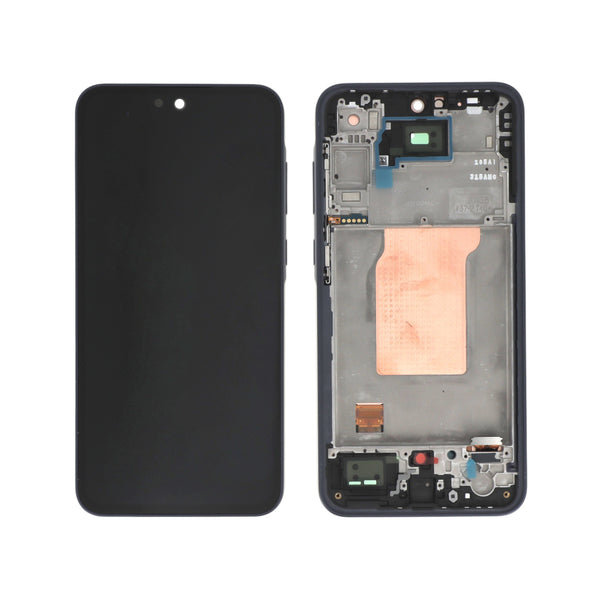 Écran complet Galaxy A35 – Bleu Nuit – Original Samsung (Service Pack)