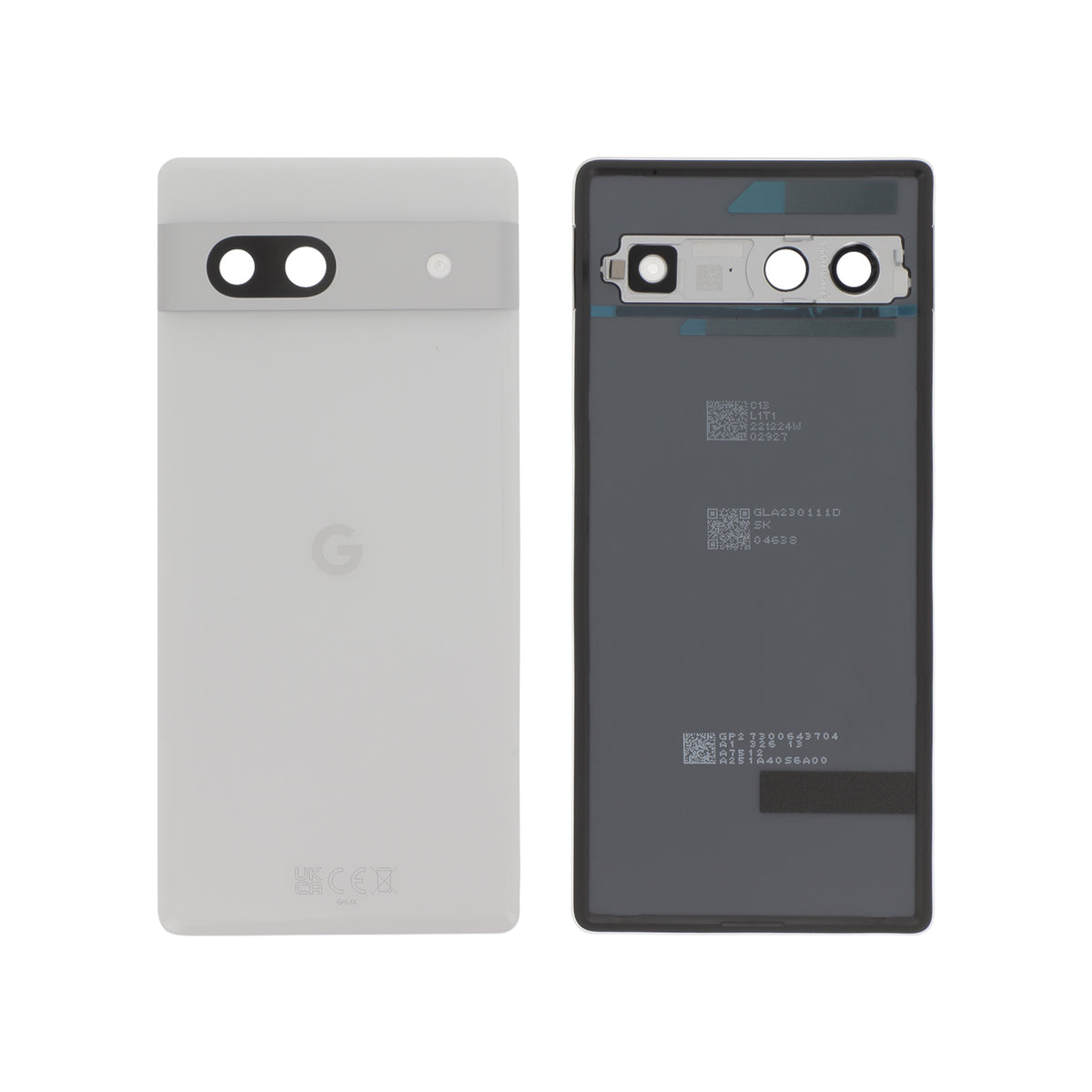 Vitre arrière Pixel 7a – Neige – Original Google (Service Pack)