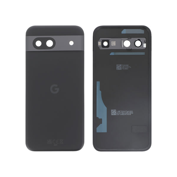 Vitre arrière volcanique Pixel 8a – Noir – Original Google (Service Pack)