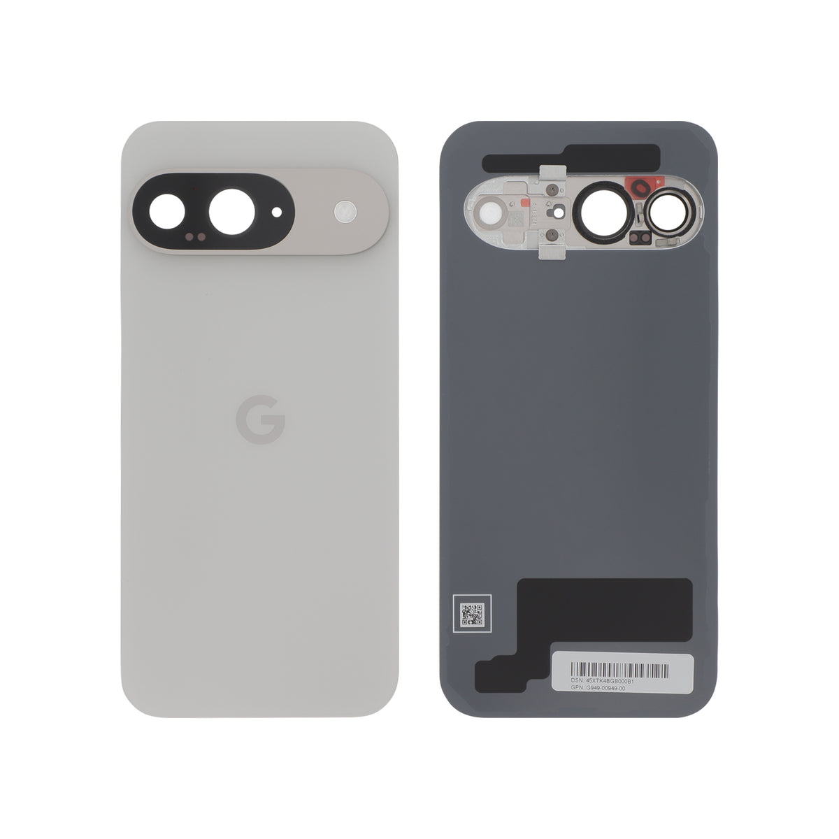 Vitre arrière Pixel 9 – Porcelaine – Original Google (Service Pack)