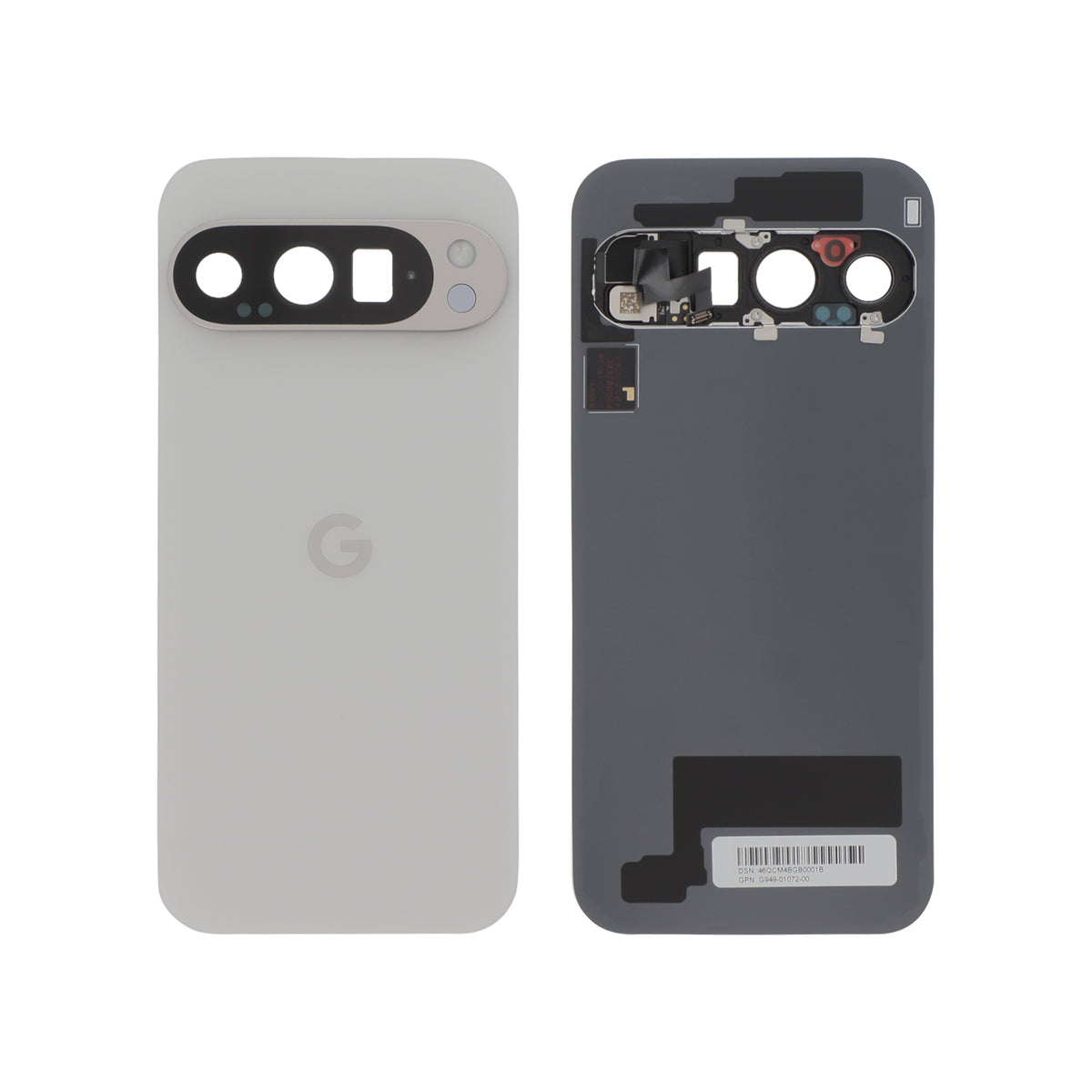 Vitre arrière Pixel 9 Pro – Porcelaine – Original Google (Service Pack)