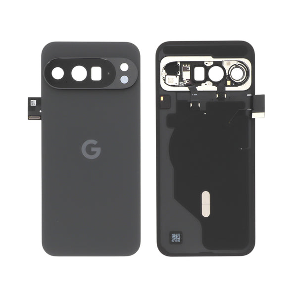 Vitre arrière volcanique Pixel 10 Pro XL – Noir – Original Google (Service Pack)