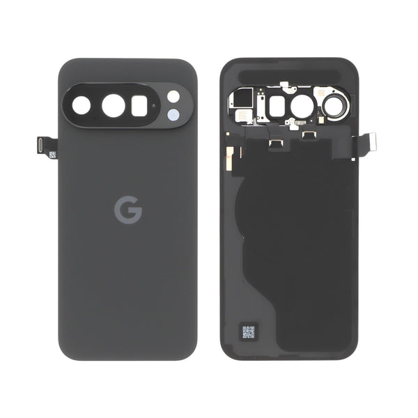 Vitre arrière volcanique Pixel 10 Pro – Noir – Original Google (Service Pack)