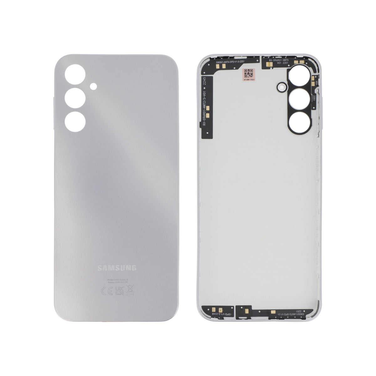 Vitre arrière Galaxy A14 5G – Argent – Original Samsung (Service Pack)