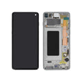 Écran complet Galaxy S10 – Blanc – Original Samsung (Service Pack)