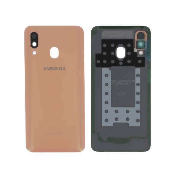 Vitre arrière Galaxy A40 – Corail – Original Samsung (Service Pack)