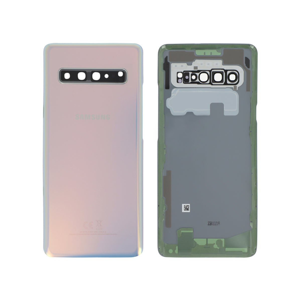 Vitre arrière Galaxy S10 5G – Argent – Original Samsung (Service Pack)