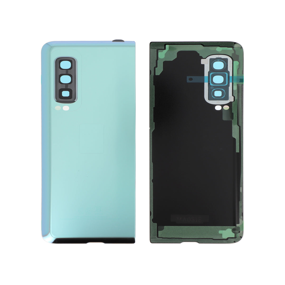 Vitre arrière Galaxy Fold – Argent – Original Samsung (Service Pack)