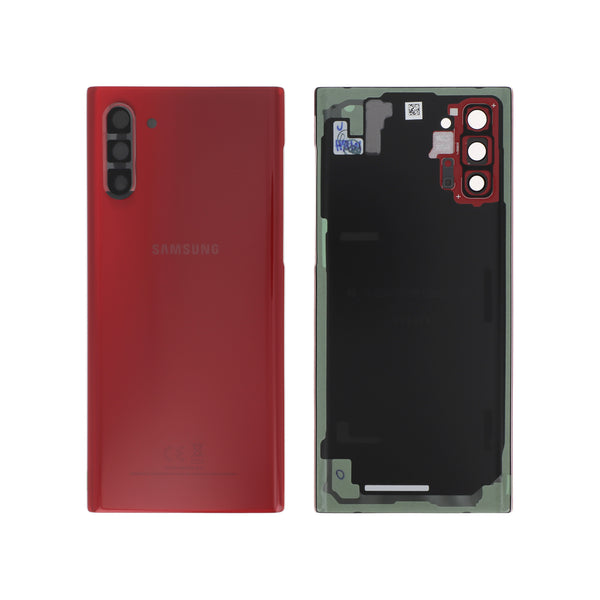 Vitre arrière Galaxy Note 10 – Rouge – Original Samsung (Service Pack)