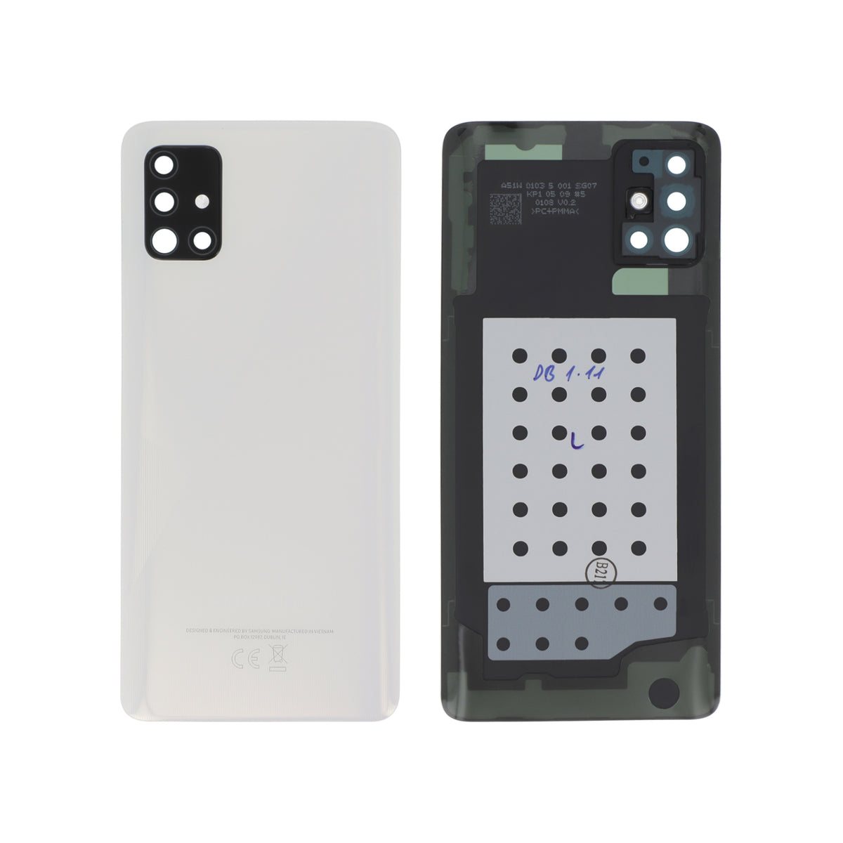 Vitre arrière Galaxy A51 – Blanc – Original Samsung (Service Pack)