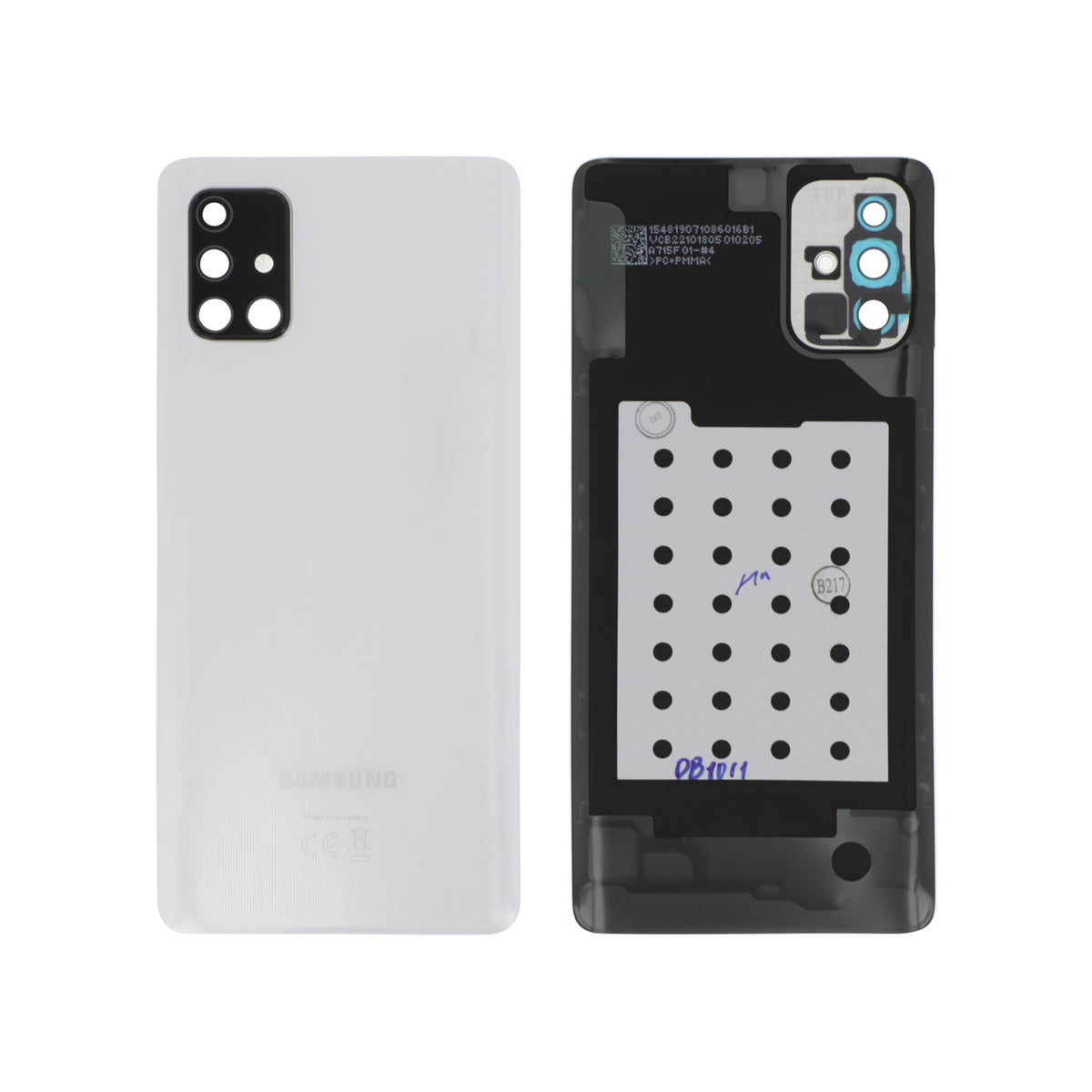 Vitre arrière Galaxy A71 – Blanc – Original Samsung (Service Pack)