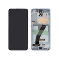 Écran complet Galaxy S20 – Bleu – Original Samsung (Service Pack) – sans caméra avant