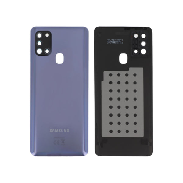 Vitre arrière Galaxy A21s – Bleu – Original Samsung (Service Pack)