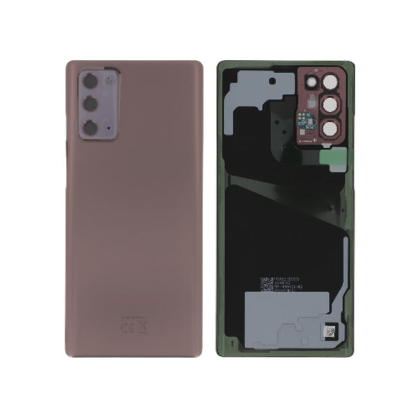 Vitre arrière Galaxy Note 20 – Bronze – Original Samsung (Service Pack)