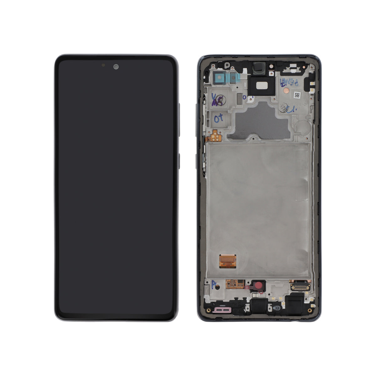 Écran complet Galaxy A72 – Noir – Original Samsung (Service Pack)
