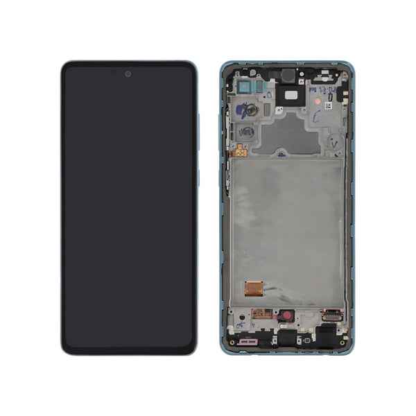 Écran complet Galaxy A72 – Bleu – Original Samsung (Service Pack)