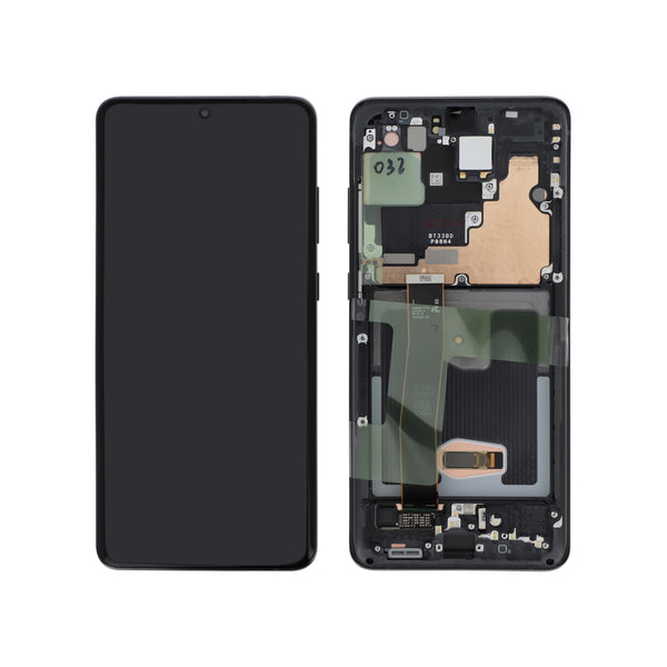 Écran complet Galaxy S20 Ultra – Noir – Original Samsung (Service Pack) – sans caméra avant