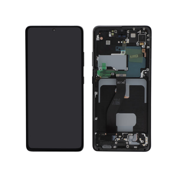 Écran complet Galaxy S21 Ultra – Noir – Original Samsung (Service Pack)