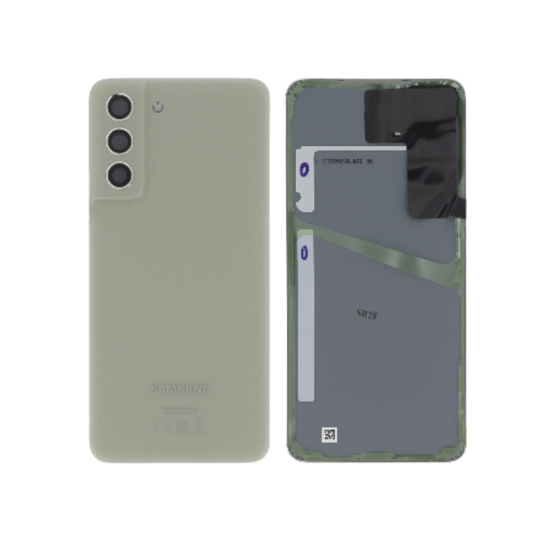 Vitre arrière Galaxy S21 FE – Olive – Original Samsung (Service Pack)