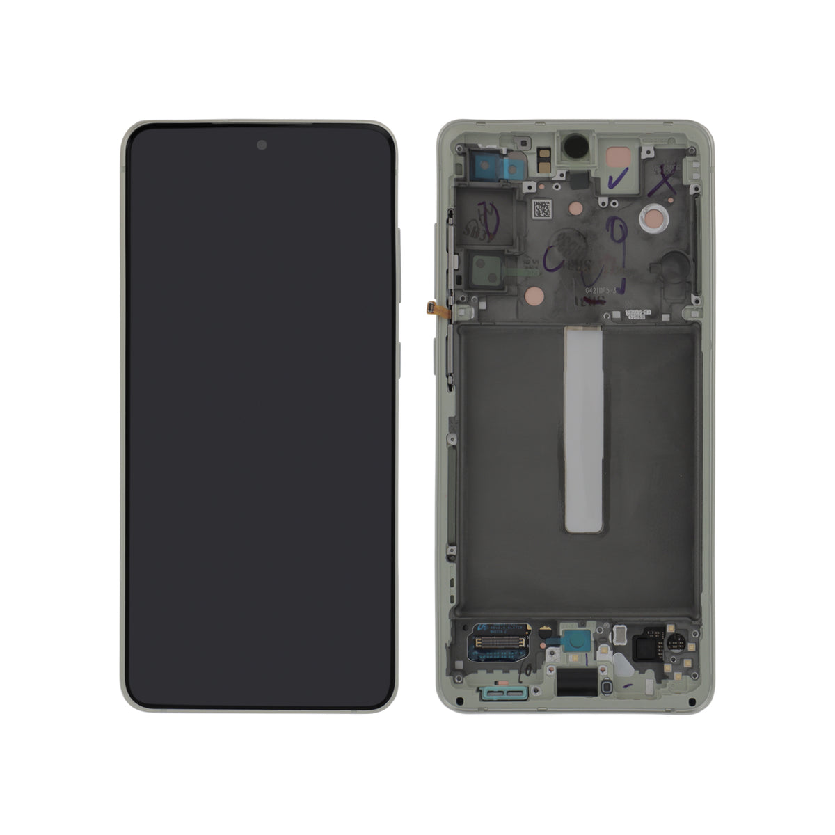 Écran complet Galaxy S21 FE – Olive – Original Samsung (Service Pack)