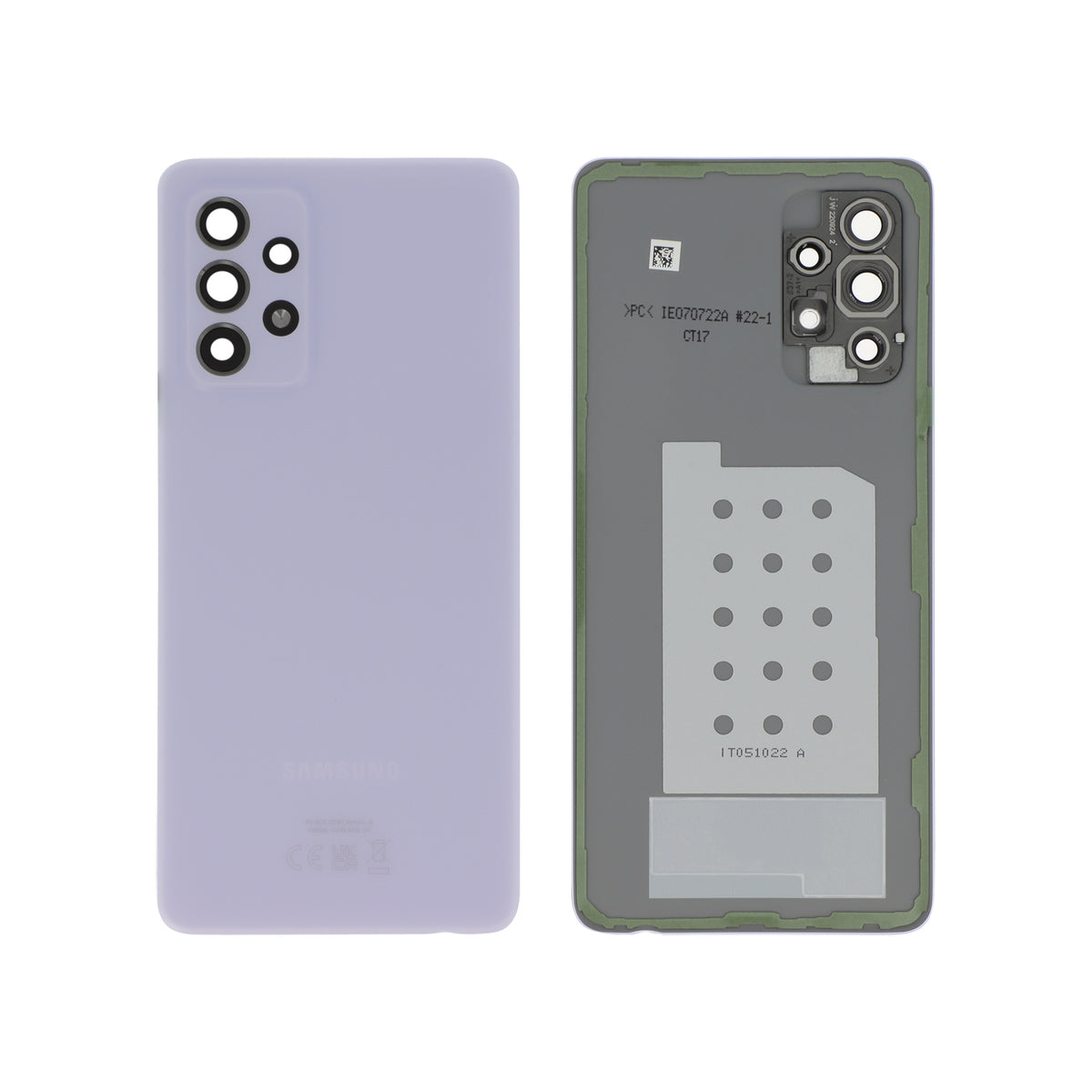 Vitre arrière Galaxy A52s – Violet – Original Samsung (Service Pack)