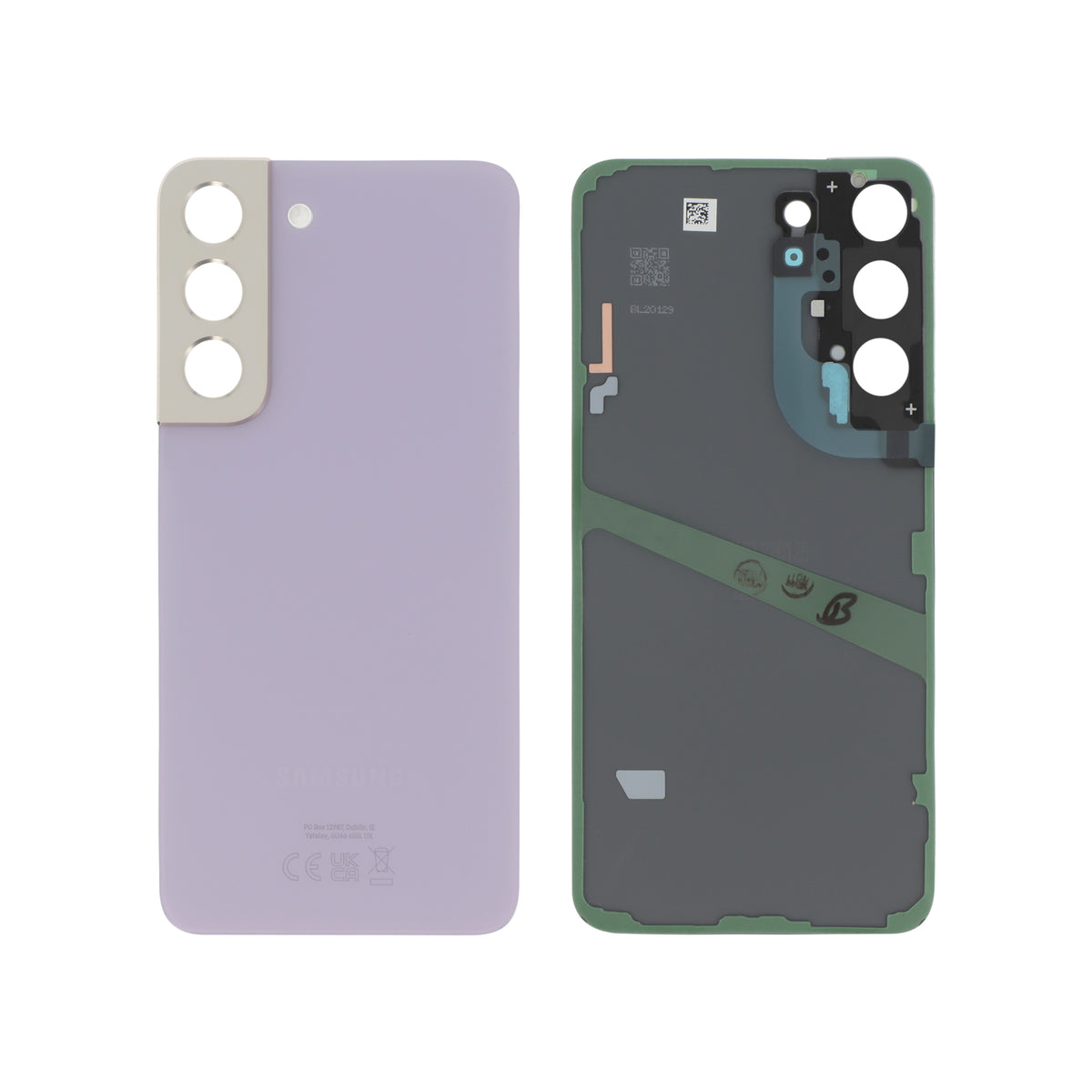 Vitre arrière Galaxy S22 – Violet – Original Samsung (Service Pack)