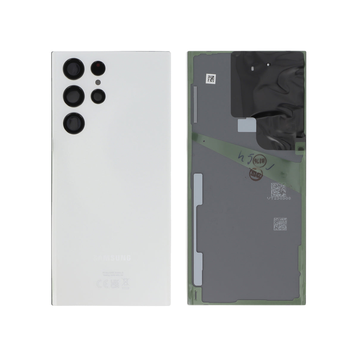 Vitre arrière Galaxy S22 Ultra – Blanc – Original Samsung (Service Pack)