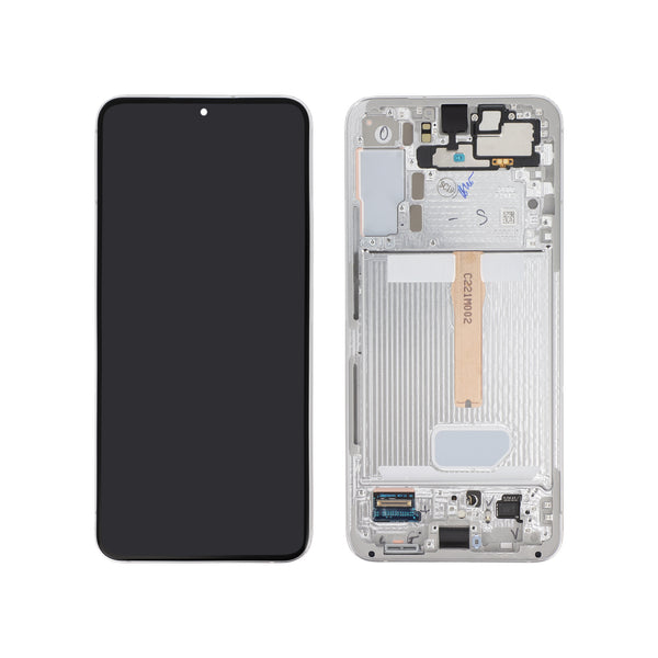 Écran complet Galaxy S22+ – Blanc – Original Samsung (Service Pack)
