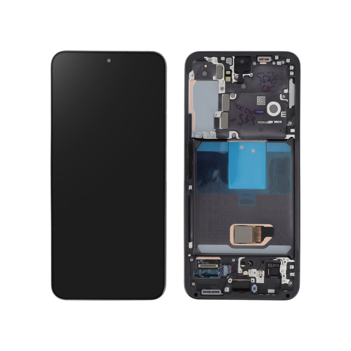 Écran complet Galaxy S22 – Noir – Original Samsung (Service Pack)
