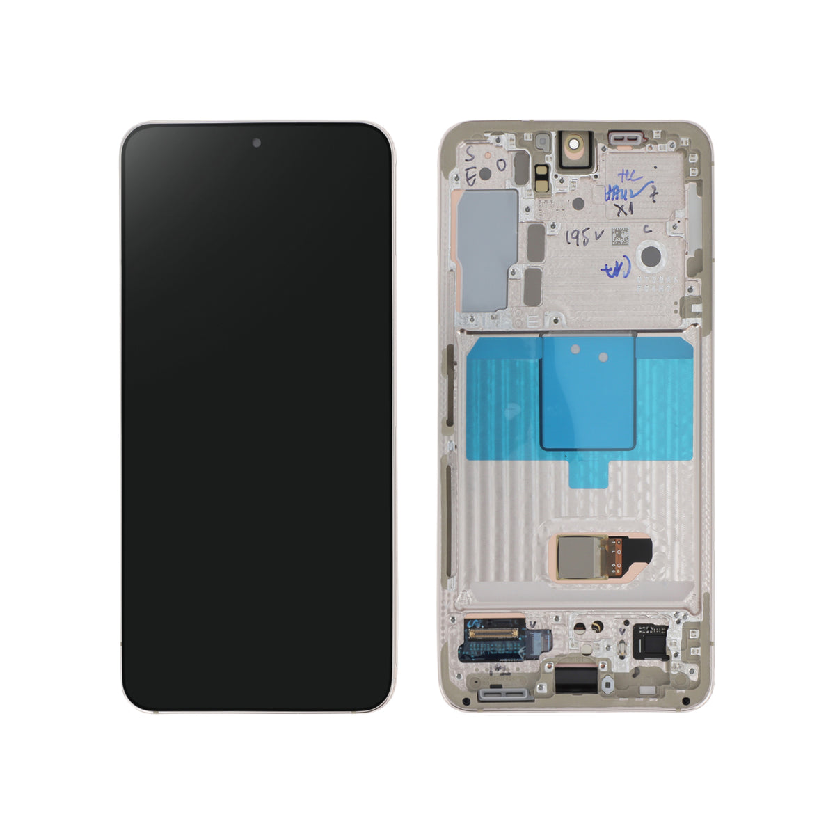 Écran complet Galaxy S22 – Or Rose – Original Samsung (Service Pack)