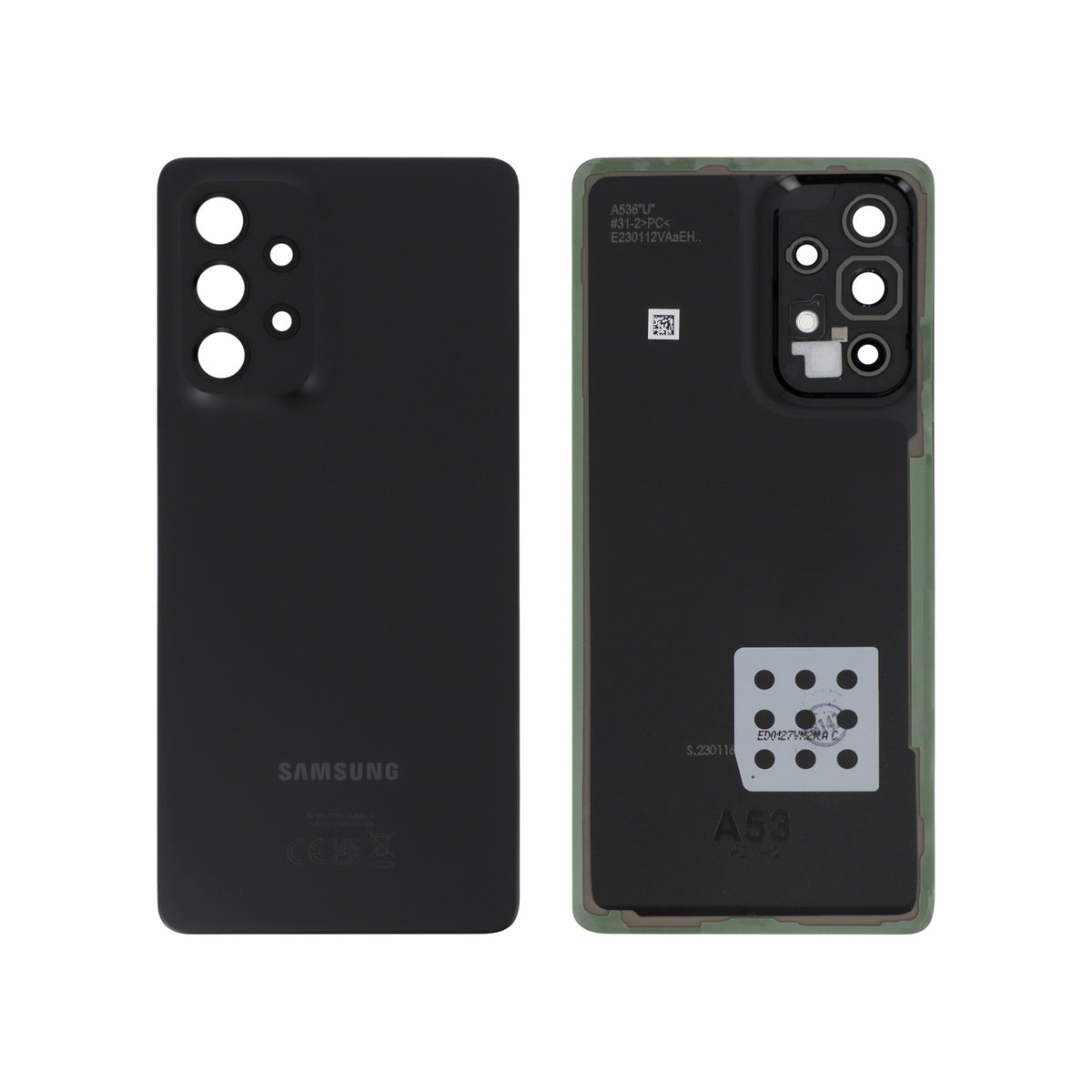 Vitre arrière Galaxy A53 – Noir – Original Samsung (Service Pack)