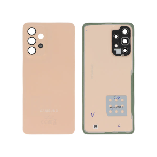 Vitre arrière Galaxy A33 – Pêche – Original Samsung (Service Pack)