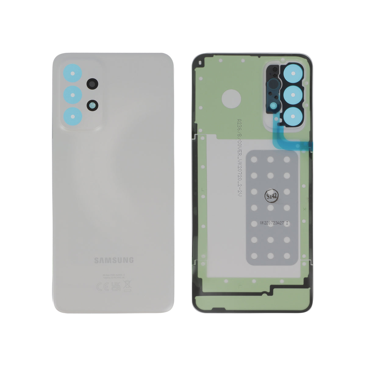 Vitre arrière Galaxy A23 5G – Blanc – Original Samsung (Service Pack)
