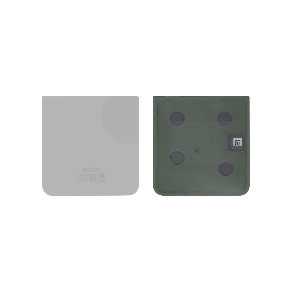 Vitre arrière Galaxy Z Flip4 – Blanc – Original Samsung (Service Pack)