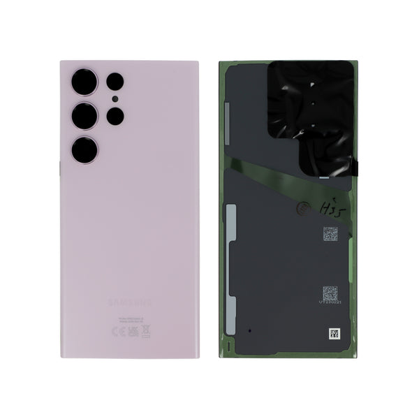 Vitre arrière Galaxy S23 Ultra – Lavande – Original Samsung (Service Pack)