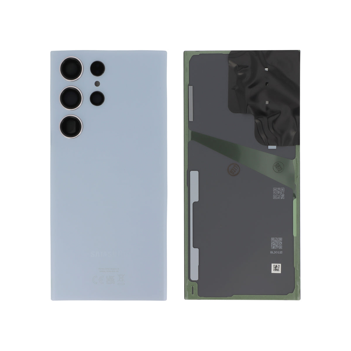 Vitre arrière Galaxy S23 Ultra – Bleu Ciel – Original Samsung (Service Pack)