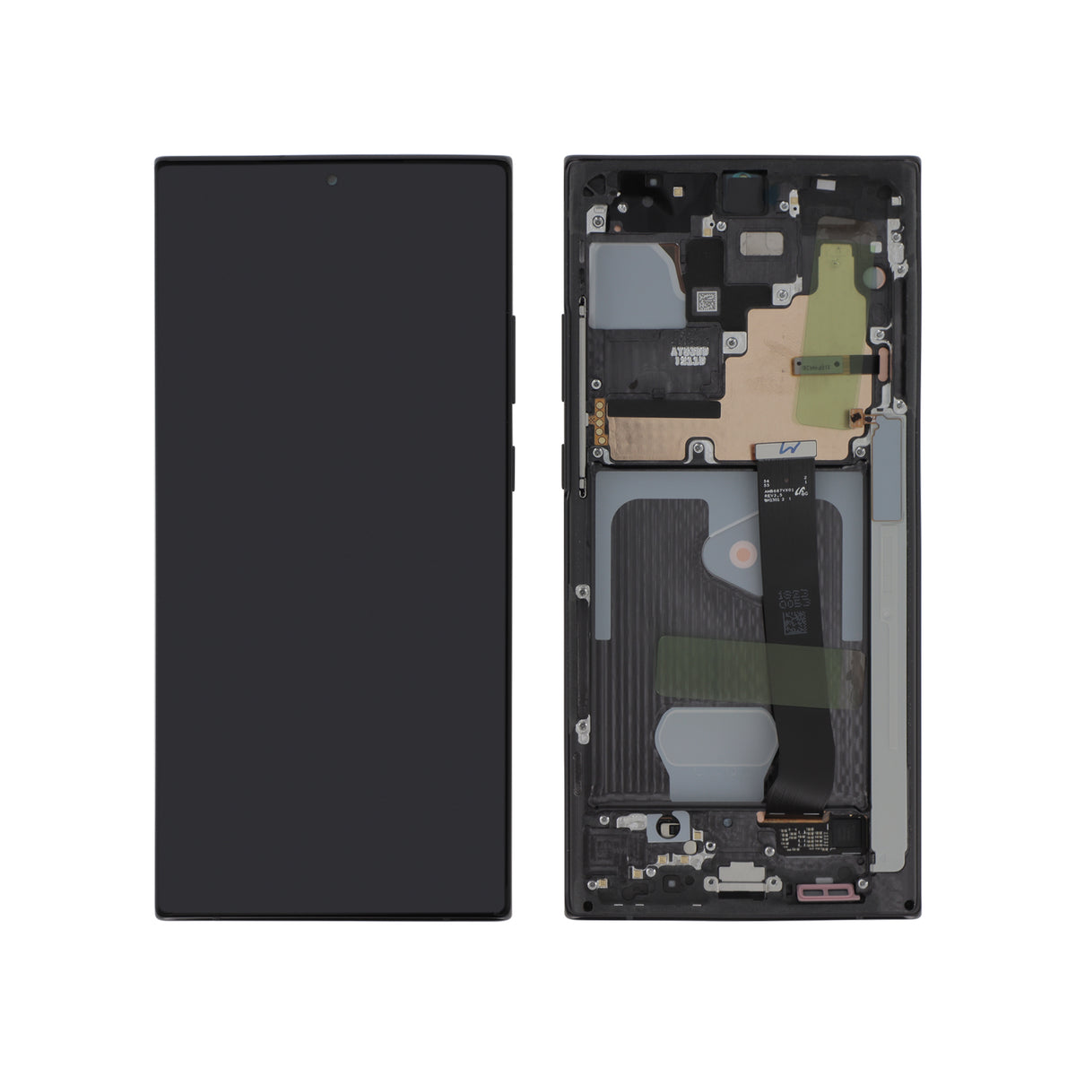 Écran complet Galaxy Note 20 Ultra – Noir – Original Samsung (Service Pack) – sans caméra avant
