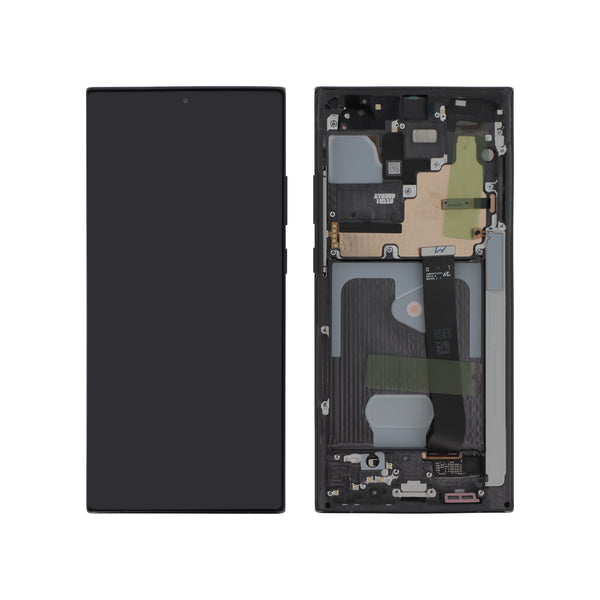 Écran complet Galaxy Note 20 Ultra – Noir – Original Samsung (Service Pack) – sans caméra avant