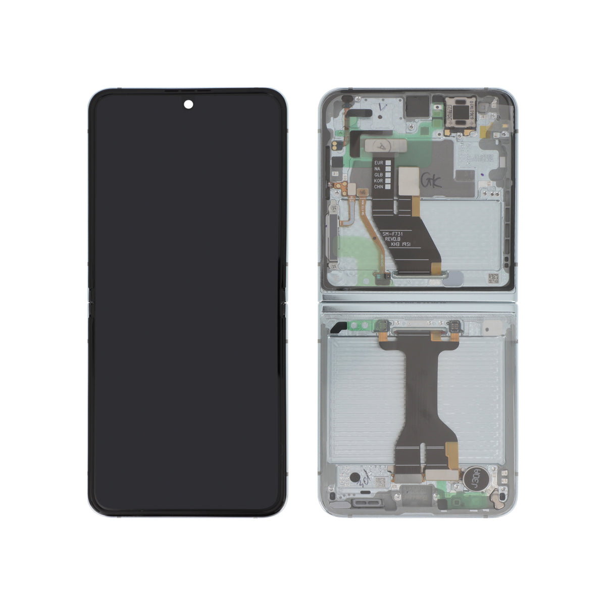Écran complet Galaxy Z Flip5 – Menthe – Original Samsung (Service Pack)