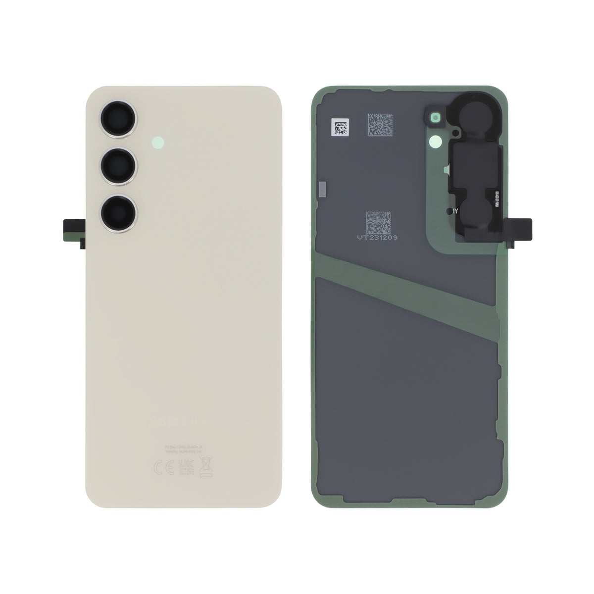 Vitre arrière Galaxy S24 – Jaune Ambre – Original Samsung (Service Pack)