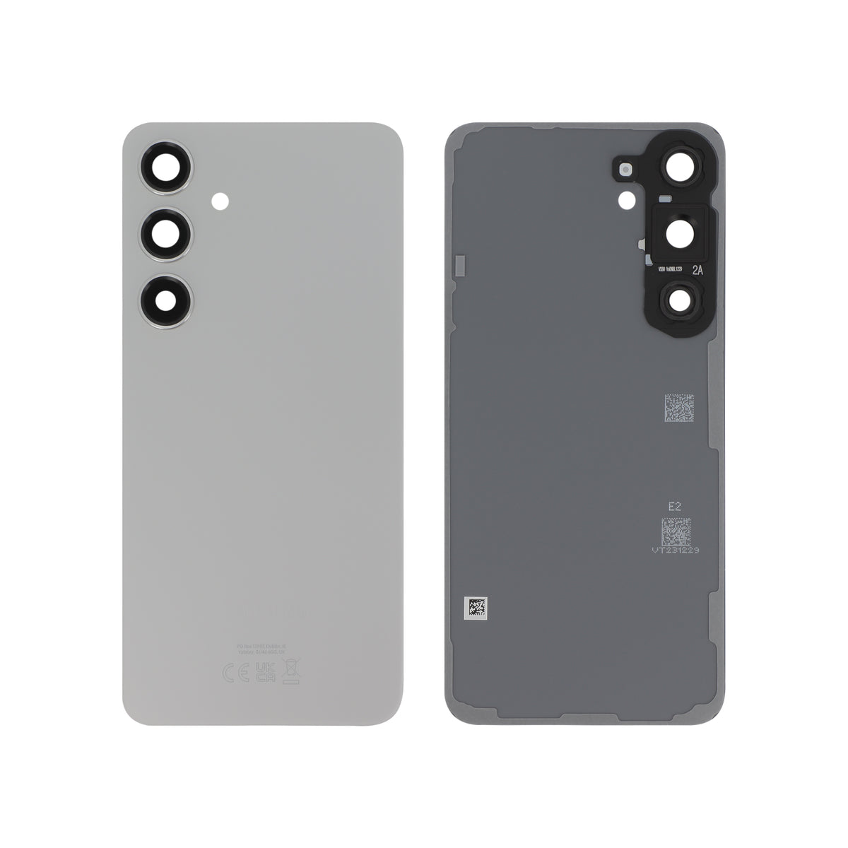 Vitre arrière Galaxy S24+ – Gris Marbre – Original Samsung (Service Pack)