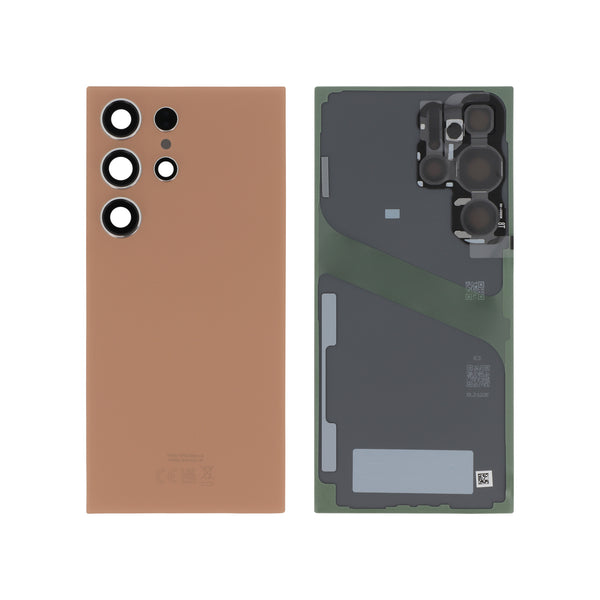 Vitre arrière Galaxy S24 Ultra – Titane Orange – Original Samsung (Service Pack)