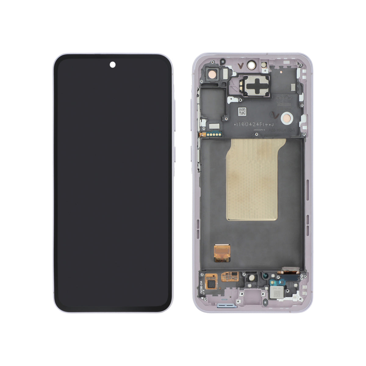 Écran complet Galaxy A55 – Lilas – Original Samsung (Service Pack)