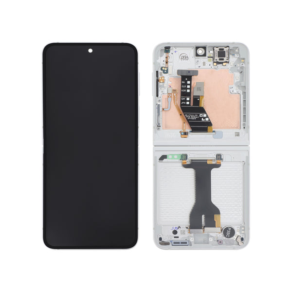 Écran complet Galaxy Z Flip6 – Blanc – Original Samsung (Service Pack)