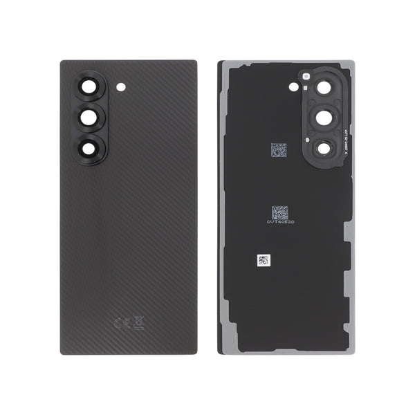 Vitre arrière carbone Galaxy Z Fold6 – Noir – Original Samsung (Service Pack)