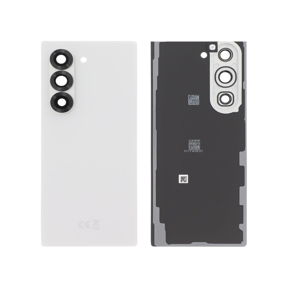 Vitre arrière Galaxy Z Fold6 – Blanc – Original Samsung (Service Pack)