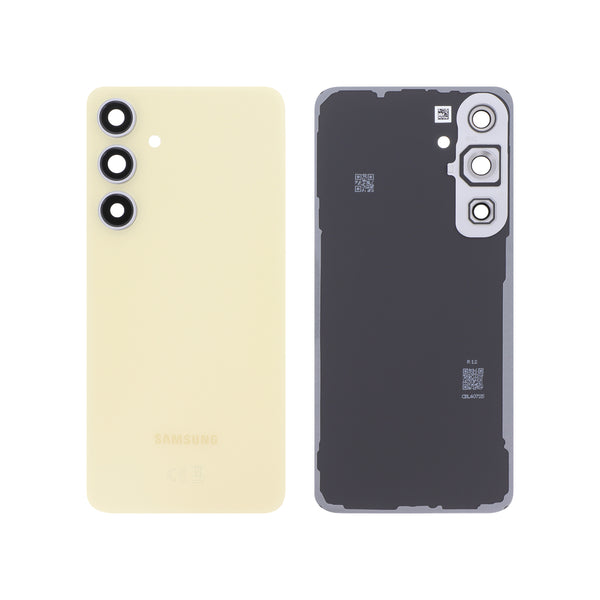 Vitre arrière Galaxy S24 FE – Jaune – Original Samsung (Service Pack)